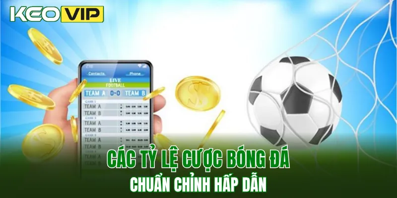 Các tỷ lệ cược bóng đá chuẩn chỉnh hấp dẫn